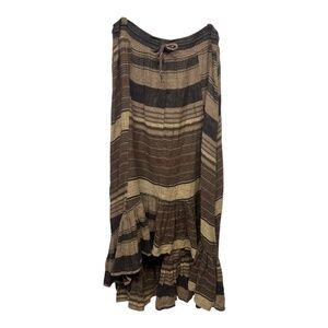 Ralph Lauren Denim & Supply Cotton Linen Maxi Skirt XS Boho